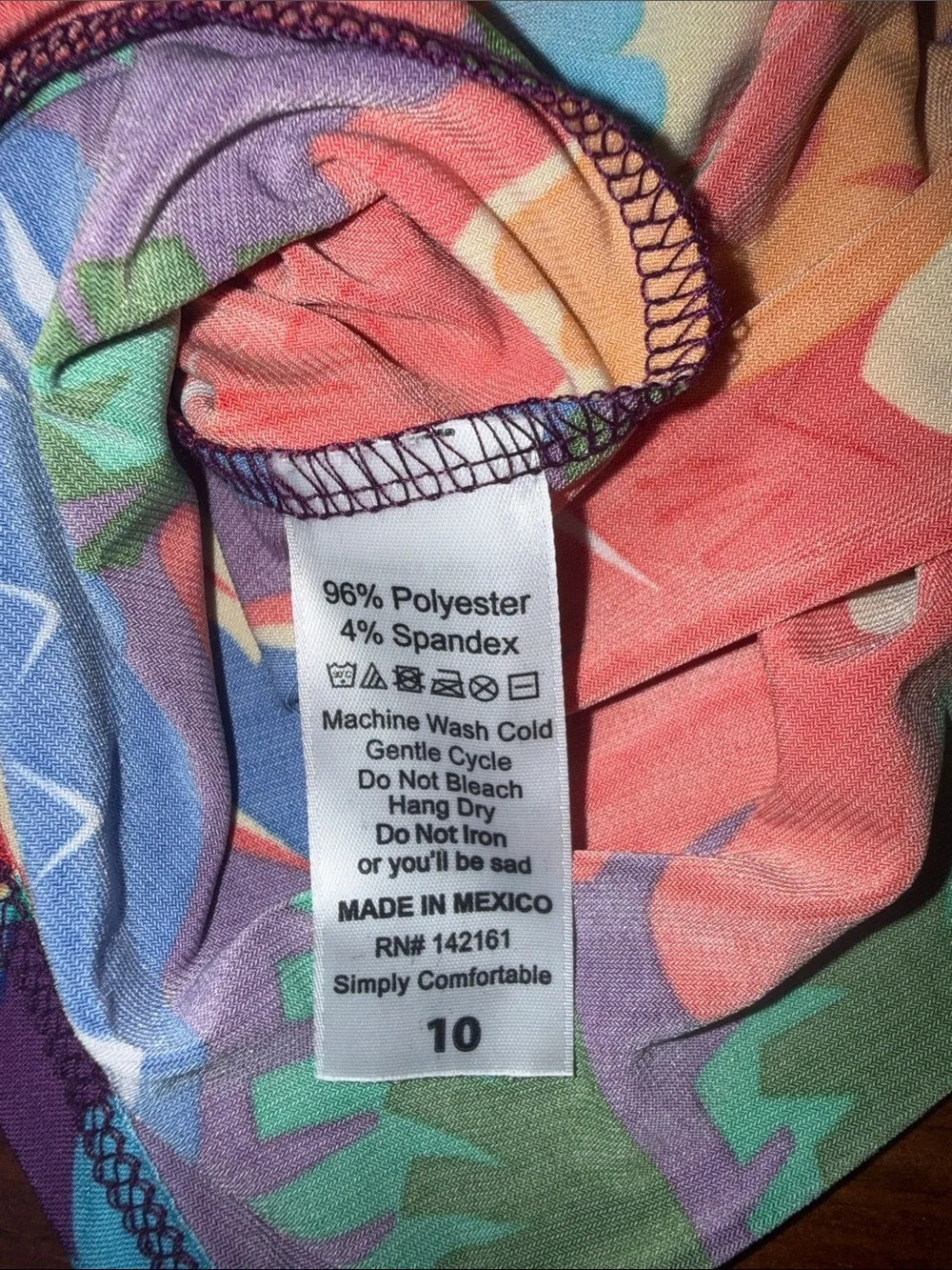 LuLaRoe Bright Multi Floral Scoop Neck Top